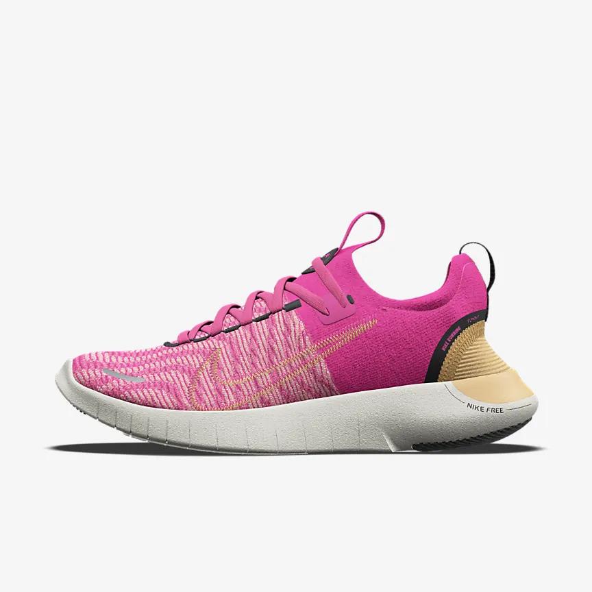 Giày Nike Free Rn By You Nữ Hồng